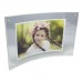 FixtureDisplays® Curved Picture Frame, Clear Acrylic Modern Design 5 x 7